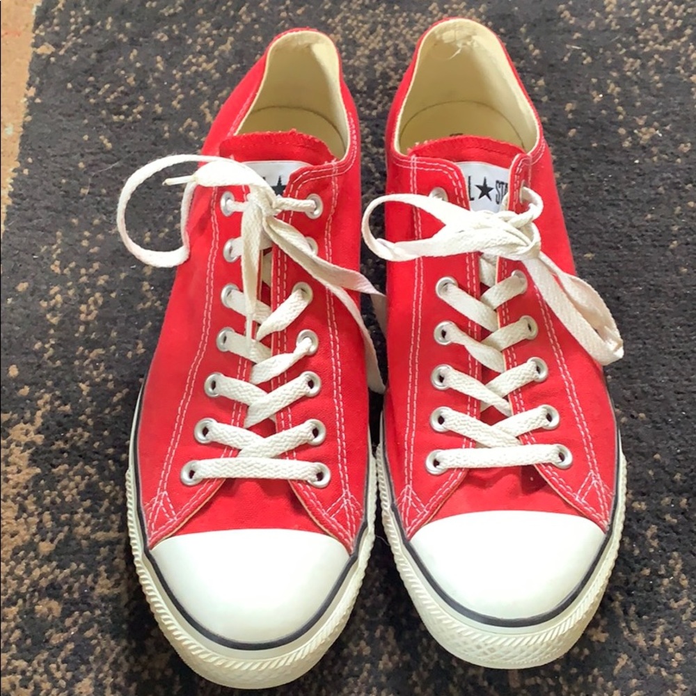Red Low-Top Converse